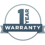 1 year warranty on most watches