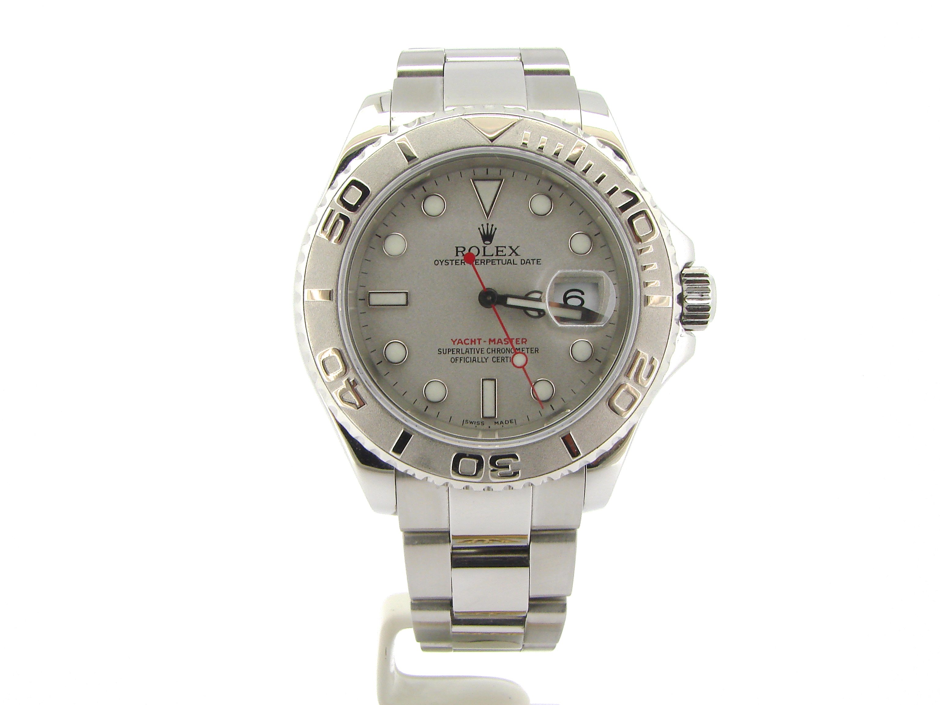 Mens Rolex Yacht-Master Date Stainless Steel/Platinum Watch 16622 