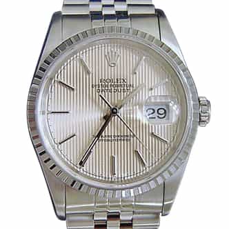 Mens Rolex Stainless Steel Datejust Silver 16220 (SKU A648561DMT)