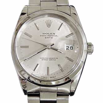 Mens Rolex Stainless Steel Date Silver  15000 (SKU R305086MT)