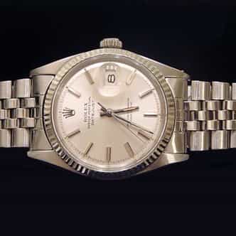 Mens Rolex Stainless Steel Datejust Silver  1601 (SKU 5611111BCMT)
