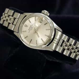Ladies Rolex Stainless Steel Date Silver  6516 (SKU 1163652MT)