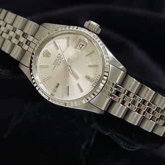 Ladies Rolex Stainless Steel Date Silver  6517 (SKU 1933274MT)