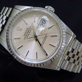 Mens Rolex Stainless Steel Datejust Silver 16220 (SKU A648561DMT)