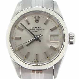 Ladies Rolex Stainless Steel Date Silver  6917 (SKU 2871681NMT)