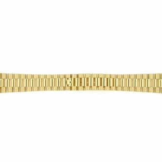 New Mens Aftermarket 18K Yellow Gold President Style Band 20mm for Rolex Day-Date (SKU 18KPRES003N)
