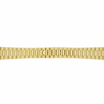 New Men Aftermarket 18K Yellow Gold President Style Band 20mm for Rolex Day-Date (SKU 18KPRES003N)