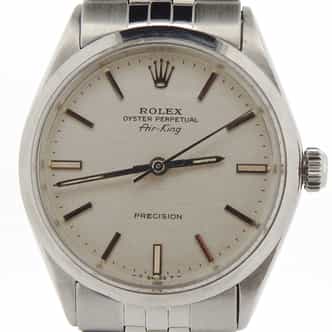 Mens Rolex Stainless Steel Air-King Silver  5500 (SKU 2615844NJUBCMT)