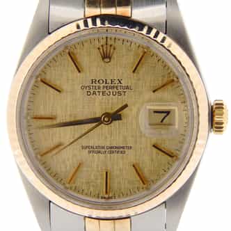 Mens Rolex Two-Tone Datejust Champagne 16013 (SKU 4464948NBCMT)