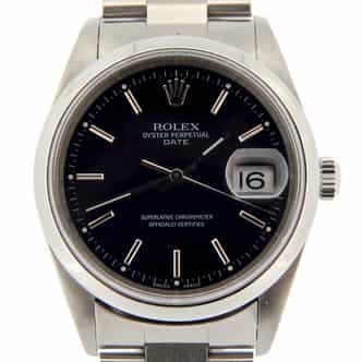 Mens Rolex Stainless Steel Date Black 15200 (SKU BF839207NMT)