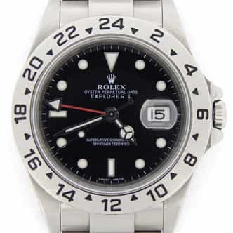 Mens Rolex Stainless Steel Explorer II Black  16570T (SKU F317028MT)