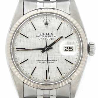 Mens Rolex Stainless Steel Datejust Silver  16014 (SKU 6066855MT)