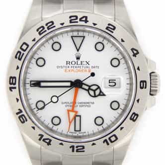 Mens Rolex Explorer II Ref 216570 42mm Stainless Steel White (SKU G426362MT)