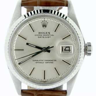 Mens Vintage Rolex Stainless Steel Datejust Watch Ref. 1601 (SKU 3859022NBCMT)