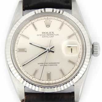 Mens Rolex Stainless Steel Datejust Silver  1601 (SKU 3761210NBCMT)