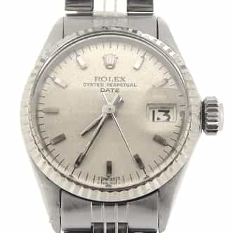 Ladies Rolex Stainless Steel Date Silver  6517 (SKU 1976372MT)
