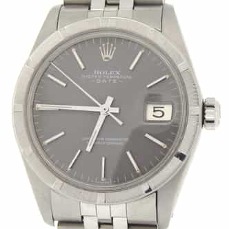Mens Rolex Stainless Steel Date Watch 1501 with Slate Gray Dial (SKU 3914142MT)