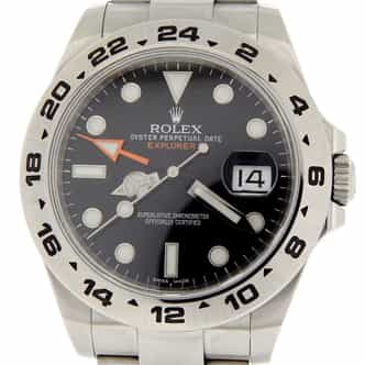 Mens Rolex Stainless Steel Explorer II 42mm Black 216570 (SKU G464473MT)