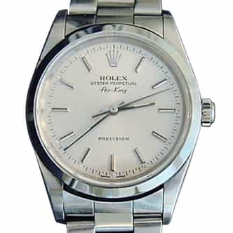 Mens Rolex Stainless Steel Air-King Silver  14000 (SKU K167966CMT)