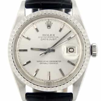 Mens Rolex Stainless Steel Datejust Silver 1603 (SKU 222315NCMT)