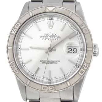 Mens Rolex Stainless Steel Datejust Turn-O-Graph Silver  16264 (SKU F180739MT)