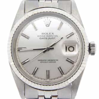 Mens Rolex Stainless Steel Datejust Silver 1601 (SKU 1465614MT)