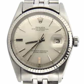 Mens Rolex Stainless Steel Datejust Silver 1601 (SKU 1948314MT)