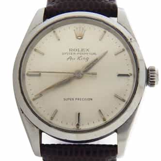 Mens Rolex Stainless Steel Air-King Silver  5500 (SKU 894081BRAMT)