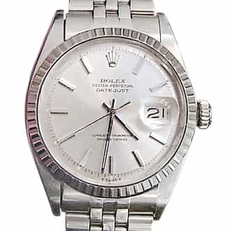 Mens Rolex Stainless Steel Datejust Silver 1603 (SKU 231MT)