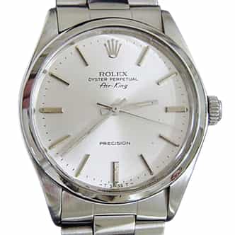 Mens Rolex Stainless Steel Air-King Silver 5500 (SKU 5018102CMT)