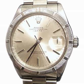 Mens Rolex Stainless Steel Date Silver 15010 (SKU 420AMT)