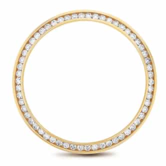 Mens Aftermarket 18k Yellow Gold 1.30ct Diamond Bezel for 36mm Rolex (SKU 1051836MT)