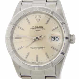 Mens Rolex Stainless Steel Date Silver 15210 (SKU K988377AMT)