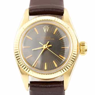 Ladies Vintage Rolex 14K Yellow Gold Oyster Perpetual Watch Ref. 6719 (SKU 5660417AMT)