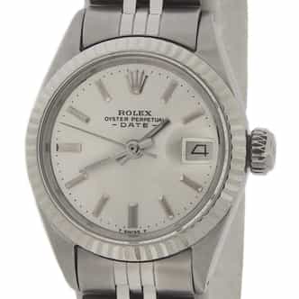 Ladies Rolex Stainless Steel Date 6917 Watch Silver Dial (SKU 2930517AMT)