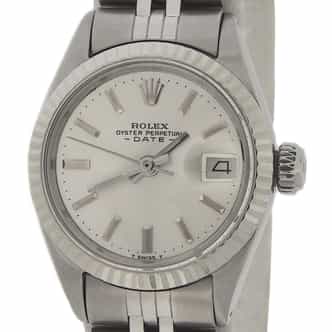 Ladies Rolex Stainless Steel Date 6917 Watch Silver Dial (SKU 2930517AMT)