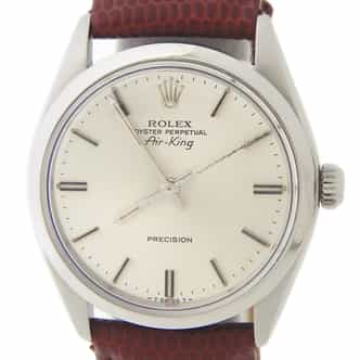 Mens Rolex Stainless Steel Air-King Silver Dial 5500 (SKU 7299303BRAMT)