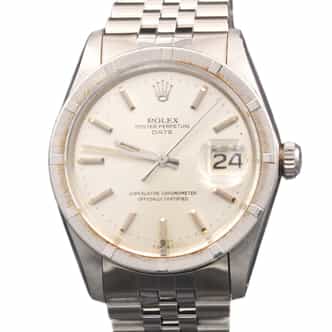 Mens Rolex Stainless Steel Date Watch with Silver Dial 1501 (SKU 1501AJFPAMT)