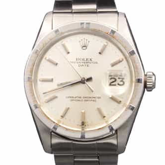 Mens Rolex Stainless Steel Date Watch with Silver Dial 1501 (SKU 1501FFPAMT)