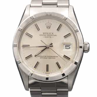 Mens Rolex Stainless Steel Date Watch Silver Dial Ref. 15010 (SKU 8194085AMT)