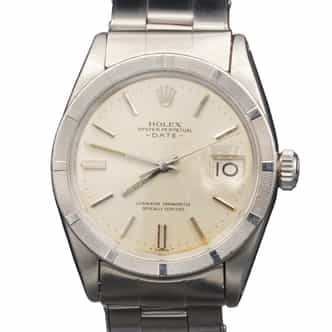 Mens Rolex Stainless Steel Date Watch Silver Dial 1501 (SKU 914078AMT)