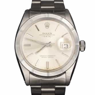 Mens Rolex Stainless Steel Date Watch Silver Dial 1501 (SKU 914078FPAMT)