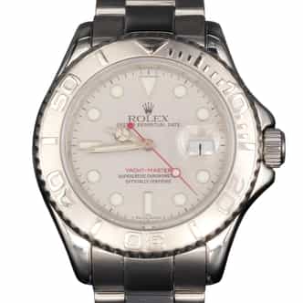 Mens Rolex 40mm Stainless Steel & Platinum Yacht-Master Ref. 16622 Watch (SKU P562262AMT)