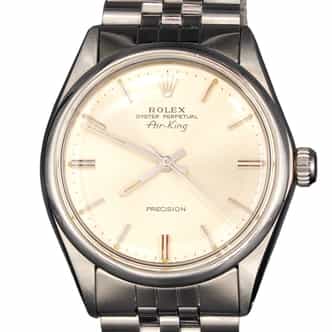 Mens Rolex Stainless Steel Air-King Watch Silver Dial 5500 (SKU 3552745AMT)