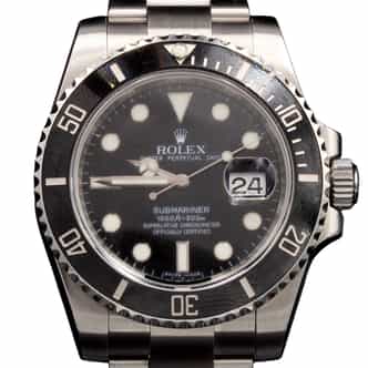 Mens Rolex Stainless Steel Submariner Watch Ref. 116610 Black Dial with Rolex Card (SKU 35Z839K7CAMT)