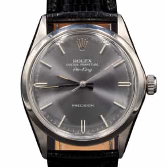 Mens Rolex Stainless Steel 5500 Air-King Watch Slate Gray Dial (SKU 2277518BLAMT)