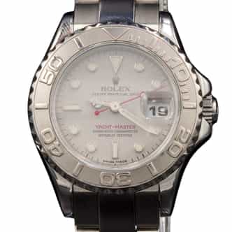 Ladies Rolex SS & Platinum Yacht-Master 169622 Watch with Rolex Papers (SKU D930882AMT)