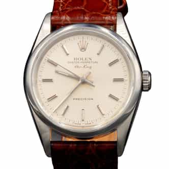 Mens Rolex Stainless Steel Air-King Watch 14000 Silver Dial (SKU E894586BRAMT)