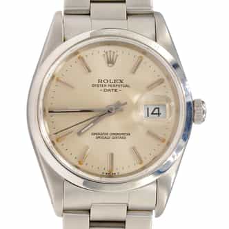 Mens Rolex Stainless Steel Date Watch Silver Dial 15200 (SKU X613981FPAMT)