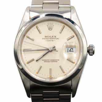 Mens Rolex Stainless Steel Date Watch Silver Dial 15200 (SKU X613981FPAMT)